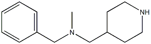 N-benzyl-N-methyl-N-(piperidin-4-ylmethyl)amine 구조식 이미지