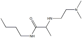 N-butyl-2-{[2-(dimethylamino)ethyl]amino}propanamide 구조식 이미지