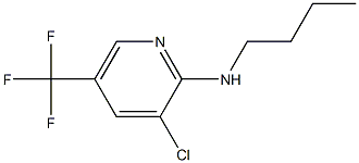 N-butyl-3-chloro-5-(trifluoromethyl)pyridin-2-amine Structure