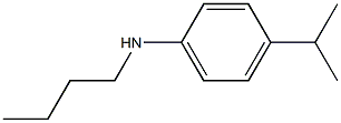 N-butyl-4-(propan-2-yl)aniline Structure