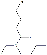 N-butyl-4-chloro-N-ethylbutanamide 구조식 이미지