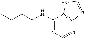 N-butyl-7H-purin-6-amine Structure