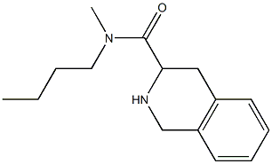 N-butyl-N-methyl-1,2,3,4-tetrahydroisoquinoline-3-carboxamide 구조식 이미지