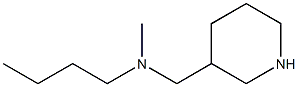 N-butyl-N-methyl-N-(piperidin-3-ylmethyl)amine 구조식 이미지