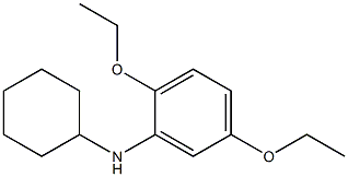 N-cyclohexyl-2,5-diethoxyaniline Structure