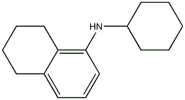 N-cyclohexyl-5,6,7,8-tetrahydronaphthalen-1-amine 구조식 이미지