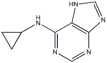 N-cyclopropyl-7H-purin-6-amine Structure