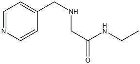 N-ethyl-2-[(pyridin-4-ylmethyl)amino]acetamide 구조식 이미지