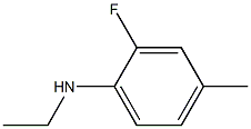 N-ethyl-2-fluoro-4-methylaniline 구조식 이미지