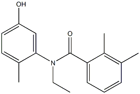 N-ethyl-N-(5-hydroxy-2-methylphenyl)-2,3-dimethylbenzamide 구조식 이미지