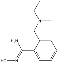 N'-hydroxy-2-{[isopropyl(methyl)amino]methyl}benzenecarboximidamide Structure