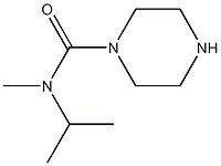 N-isopropyl-N-methylpiperazine-1-carboxamide Structure