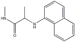 N-methyl-2-(naphthalen-1-ylamino)propanamide Structure