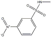 N-methyl-3-nitrobenzene-1-sulfonamide 구조식 이미지