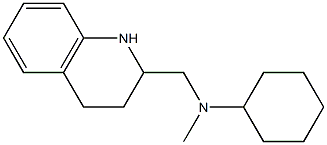 N-methyl-N-(1,2,3,4-tetrahydroquinolin-2-ylmethyl)cyclohexanamine Structure