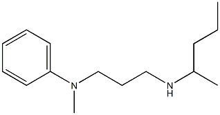 N-methyl-N-[3-(pentan-2-ylamino)propyl]aniline 구조식 이미지