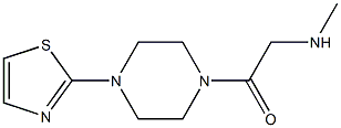 N-methyl-N-{2-oxo-2-[4-(1,3-thiazol-2-yl)piperazin-1-yl]ethyl}amine 구조식 이미지