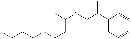 nonan-2-yl(2-phenylpropyl)amine Structure