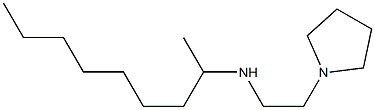 nonan-2-yl[2-(pyrrolidin-1-yl)ethyl]amine Structure