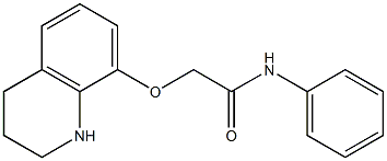 N-phenyl-2-(1,2,3,4-tetrahydroquinolin-8-yloxy)acetamide Structure