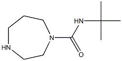 N-tert-butyl-1,4-diazepane-1-carboxamide 구조식 이미지