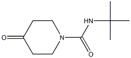 N-tert-butyl-4-oxopiperidine-1-carboxamide 구조식 이미지