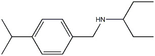 pentan-3-yl({[4-(propan-2-yl)phenyl]methyl})amine 구조식 이미지