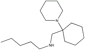 pentyl({[1-(piperidin-1-yl)cyclohexyl]methyl})amine 구조식 이미지