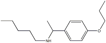 pentyl[1-(4-propoxyphenyl)ethyl]amine Structure