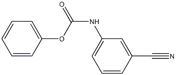 phenyl N-(3-cyanophenyl)carbamate Structure