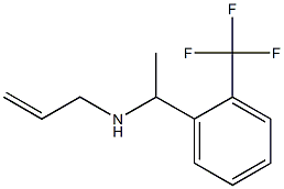 prop-2-en-1-yl({1-[2-(trifluoromethyl)phenyl]ethyl})amine 구조식 이미지