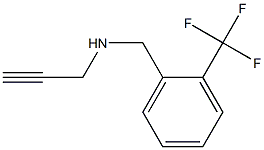 prop-2-yn-1-yl({[2-(trifluoromethyl)phenyl]methyl})amine 구조식 이미지