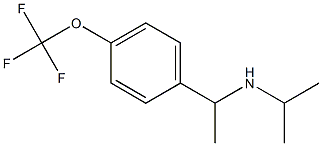 propan-2-yl({1-[4-(trifluoromethoxy)phenyl]ethyl})amine 구조식 이미지