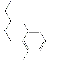 propyl[(2,4,6-trimethylphenyl)methyl]amine Structure