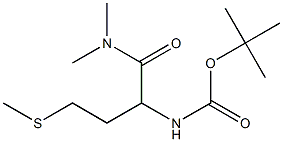 tert-butyl 1-[(dimethylamino)carbonyl]-3-(methylthio)propylcarbamate Structure