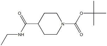 tert-butyl 4-[(ethylamino)carbonyl]piperidine-1-carboxylate 구조식 이미지