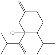 1-methyl-6-methylidene-4-propan-2-yl-1,2,5,7,8,8a-hexahydronaphthalen-4a-ol Structure
