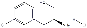 (S)-beta-(3-chlorophenyl)alaninol hydrochloride Structure