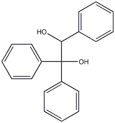 1,1,2-TRIPHENYL-ETHANE-1,2-DIOL Structure