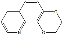 1,4-Dioxino[2,3-h]quinoline,  2,3-dihydro- 구조식 이미지