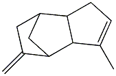 4,7-Methano-1H-indene,  3a,4,5,6,7,7a-hexahydro-3-methyl-5-methylene- Structure