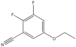 2,3-difluoro-5-ethoxybenzonitrile Structure