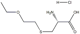 3-(2-Ethoxyethylthio)alanine Hydrochloride 구조식 이미지