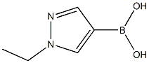 1-Ethyl-1H-pyrazole-4-boronic  acid 구조식 이미지