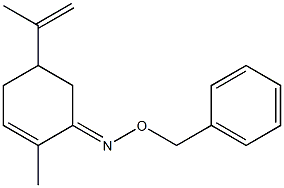 5-Isopropenyl-2-methyl-cyclohex-2-enone O-benzyl-oxime 구조식 이미지