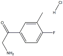 2-Amino-1-(4-fluoro-3-methyl-phenyl)-ethanone
monohydrochloride 구조식 이미지