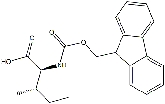 FMOC-L-ISOLEUCINE  extrapure 구조식 이미지