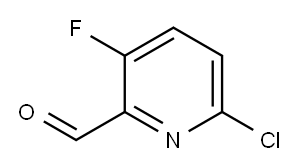 6-Chloro-3-fluoro-2-formylpyridine Structure