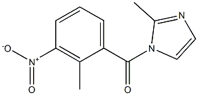 1-{3-nitro-2-methylbenzoyl}-2-methyl-1H-imidazole Structure