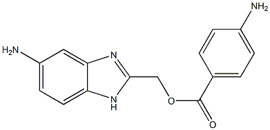 (5-amino-1H-benzimidazol-2-yl)methyl 4-aminobenzoate Structure